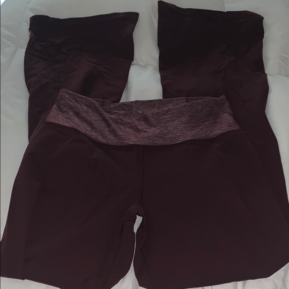 lululemon athletica Pants - Like new never worn Lululemon garnet color pants